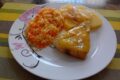 Ecco a voi un pranzo delizioso e salutare: tonno in salsa di senape.
