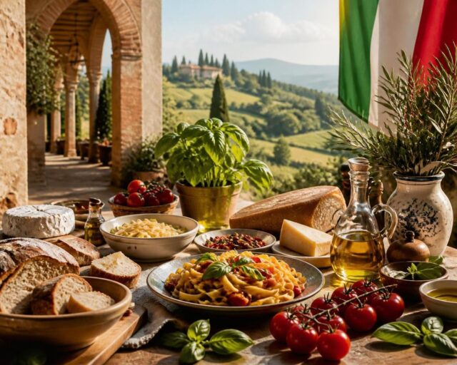 L'Italia tra arte e cucina