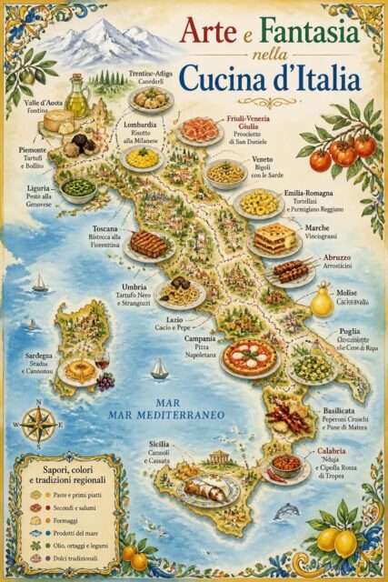 cucina italiana arte e fantasia