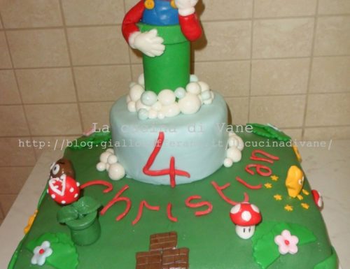 Torta Super Mario e tanti auguri al mio bimbo!