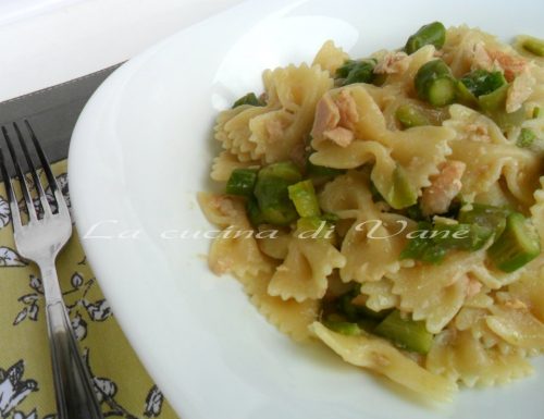 Pasta asparagi e tonno ricetta primo facile e veloce