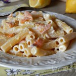 Pasta con ricotta salmone e limone Pasta con ricotta salmone e limone