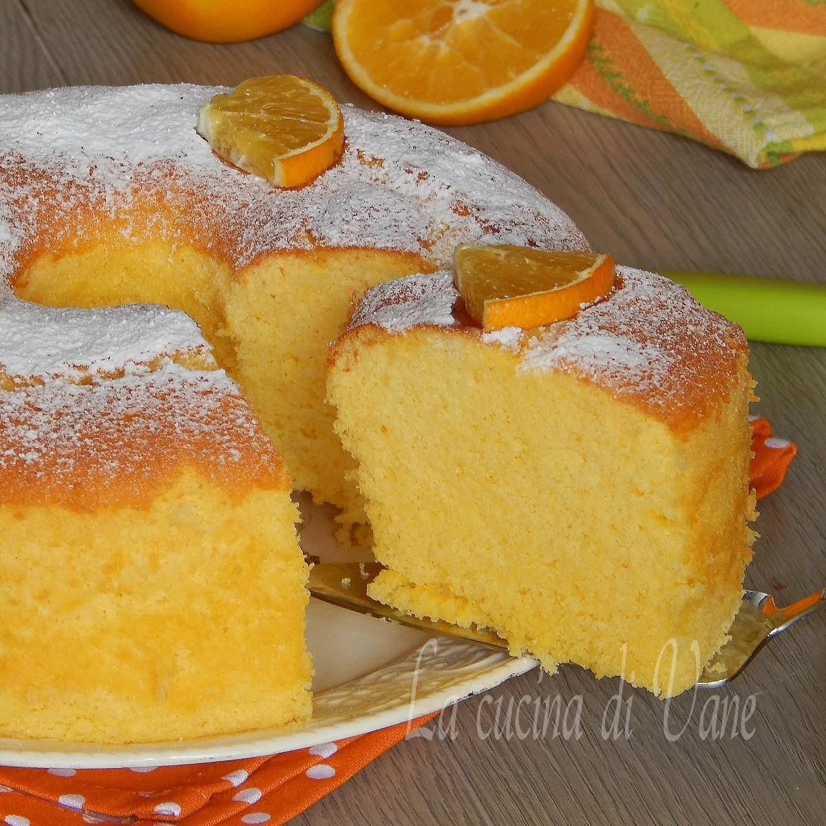 Chiffon Cake All Arancia