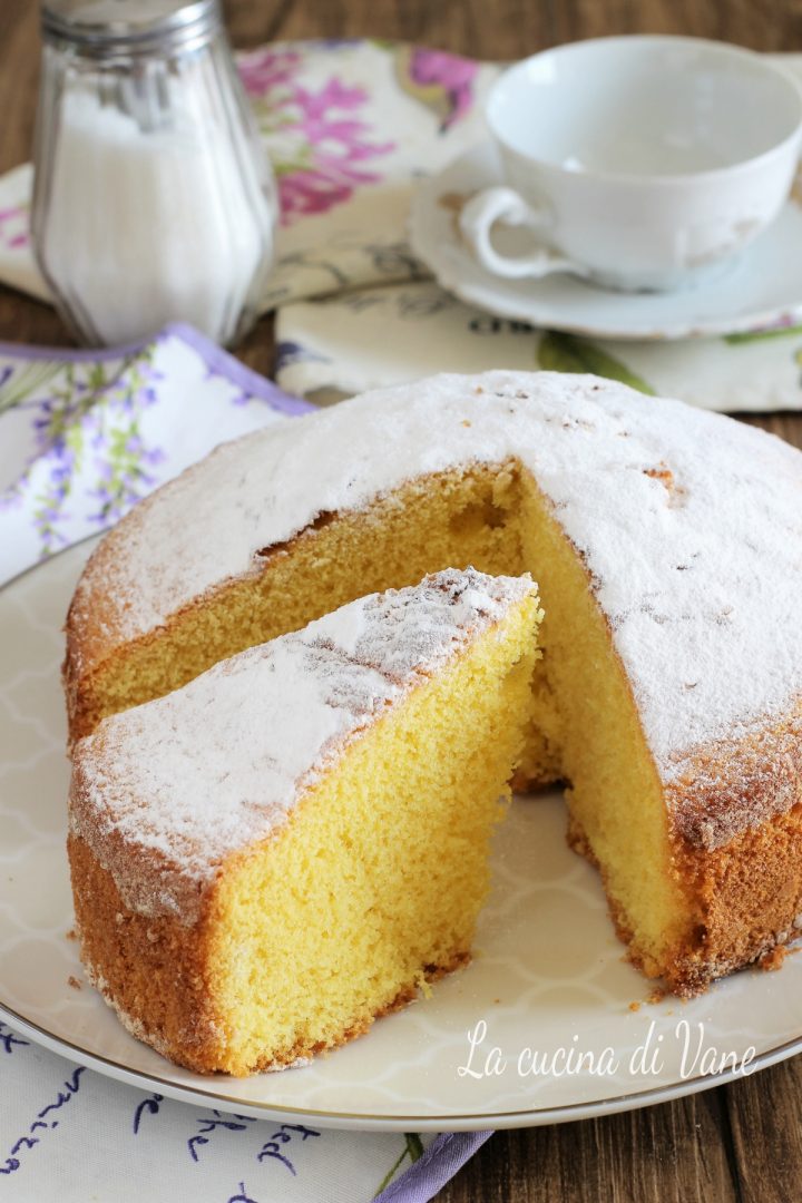 torta margherita ricetta con Bimby e senza, torta soffice ...