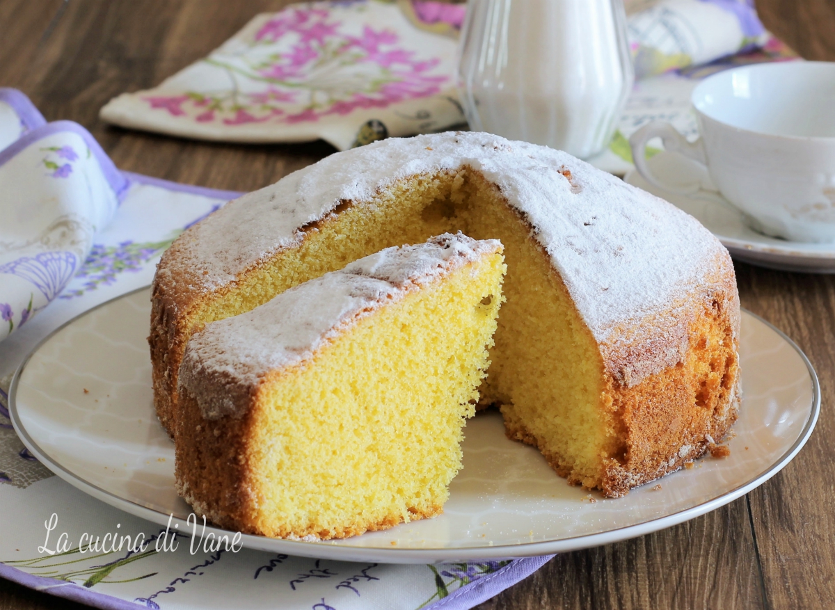 torta margherita ricetta con Bimby e senza, torta soffice ...