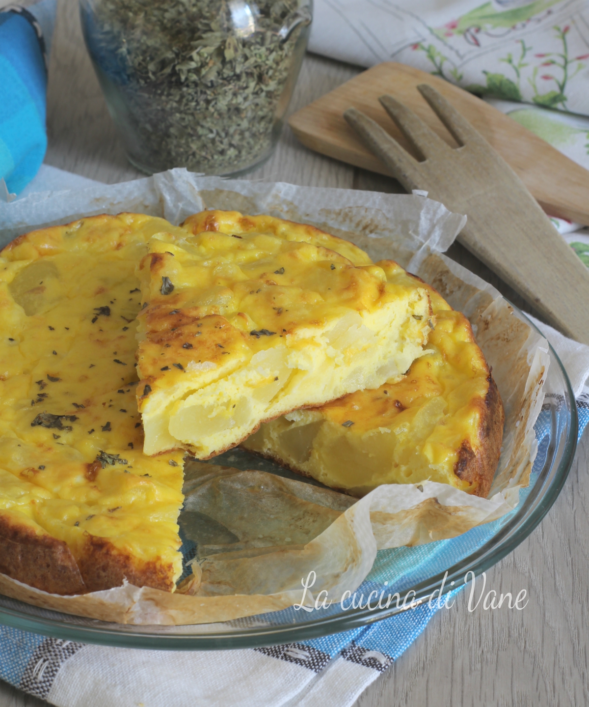 frittata al forno con carta forno