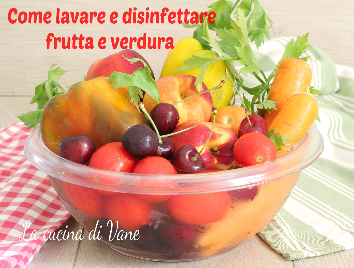 Come lavare e disinfettare frutta e verdura ed eliminare germi ... Bicarbonato come disinfettante