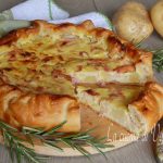 Torta salata patate stracchino e mortadella