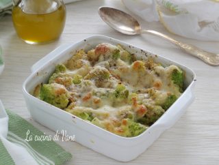 BROCCOLO GRATINATO AL FORNO