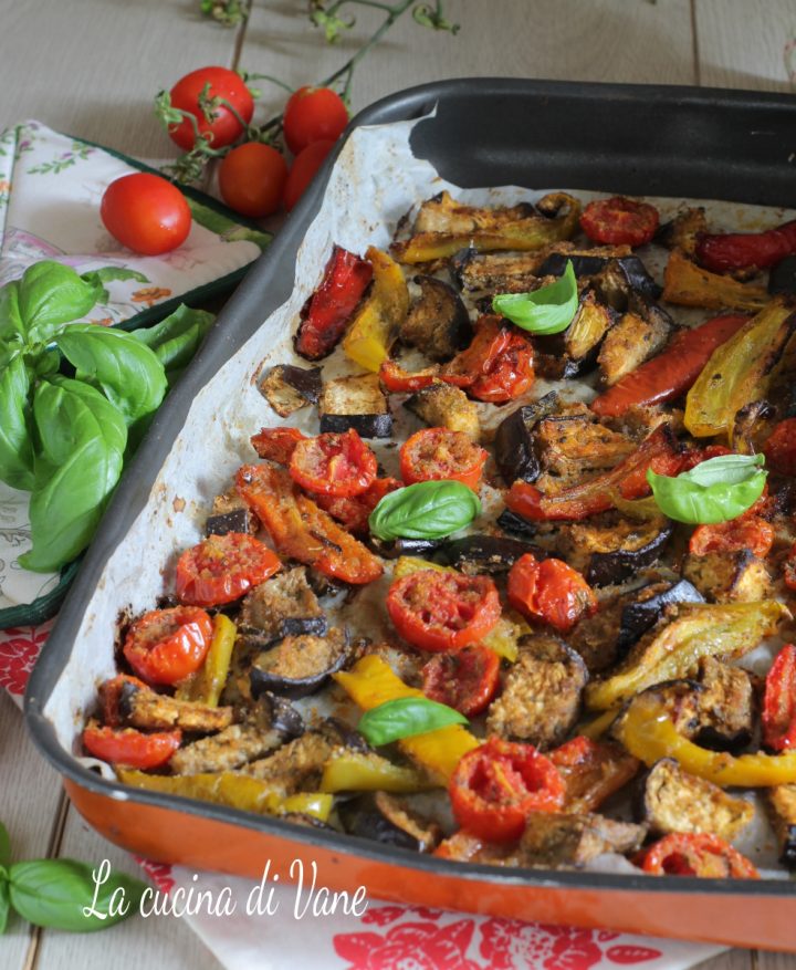 VERDURE GRATINATE AL FORNO ricetta contorno estivo facile e veloce