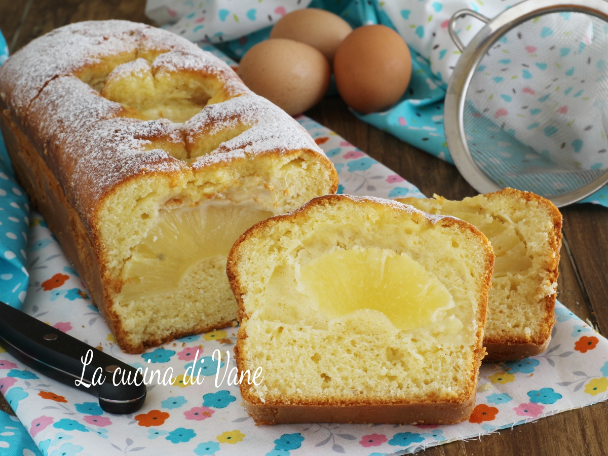 Plumcake Allo Yogurt E Ananas Senza Burro Anche Con Bimby