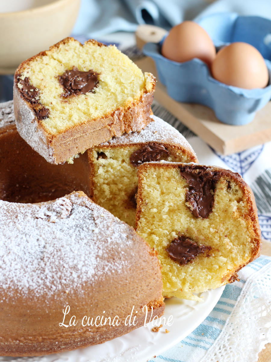 Ciambellone Alla Nutella Facile E Veloce Ricetta Torta Soffice