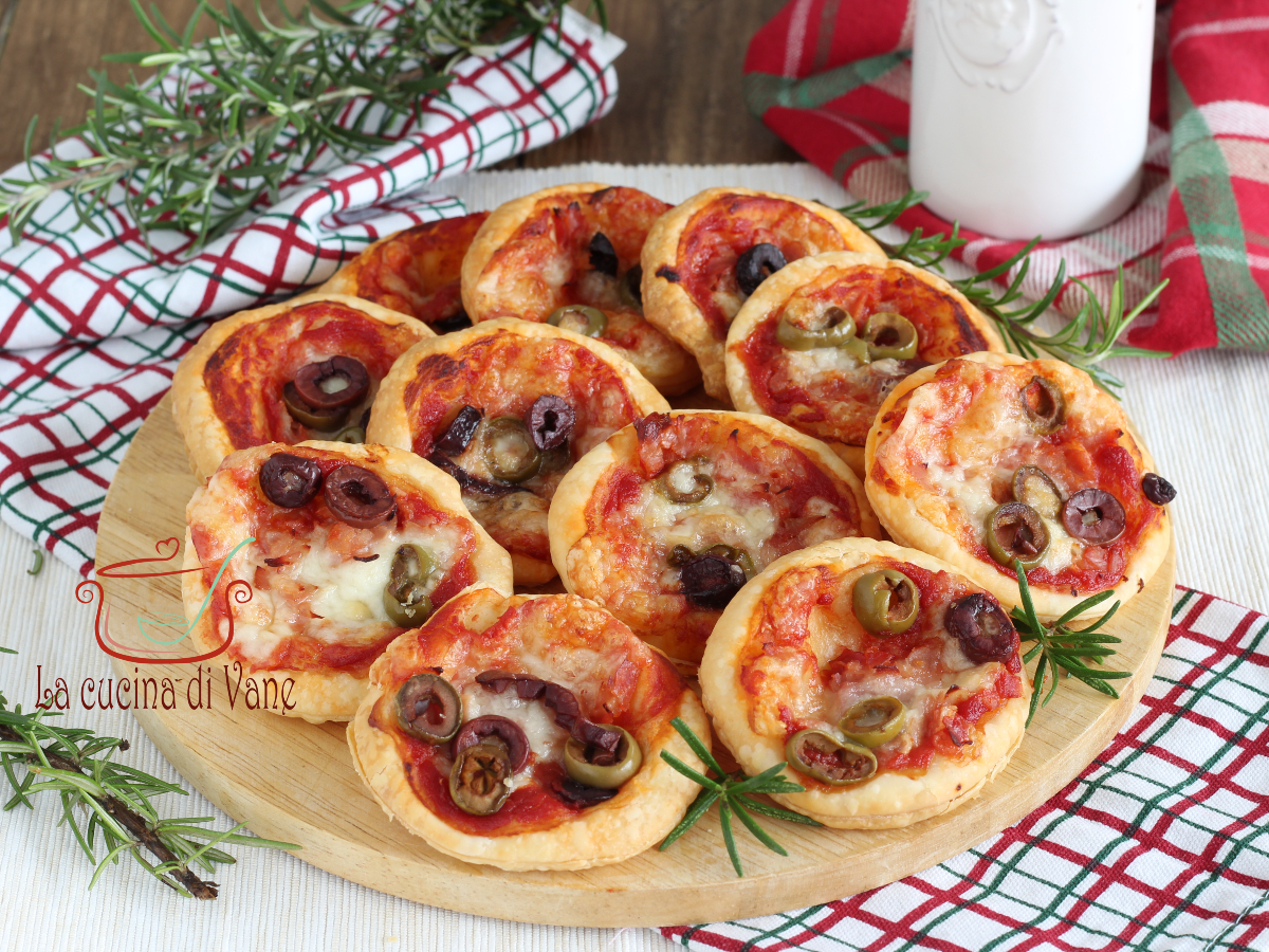 ricetta pizzette di pasta sfoglia