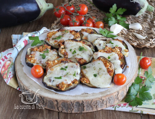 PIZZETTE DI MELANZANE AL FORNO