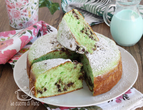 Torta allo yogurt e menta soffice senza olio e burro