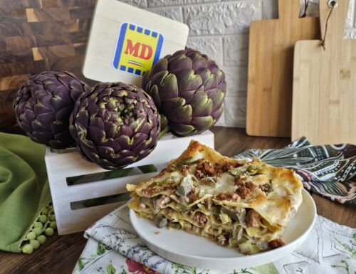 LASAGNE CON CARCIOFI E SALSICCIA