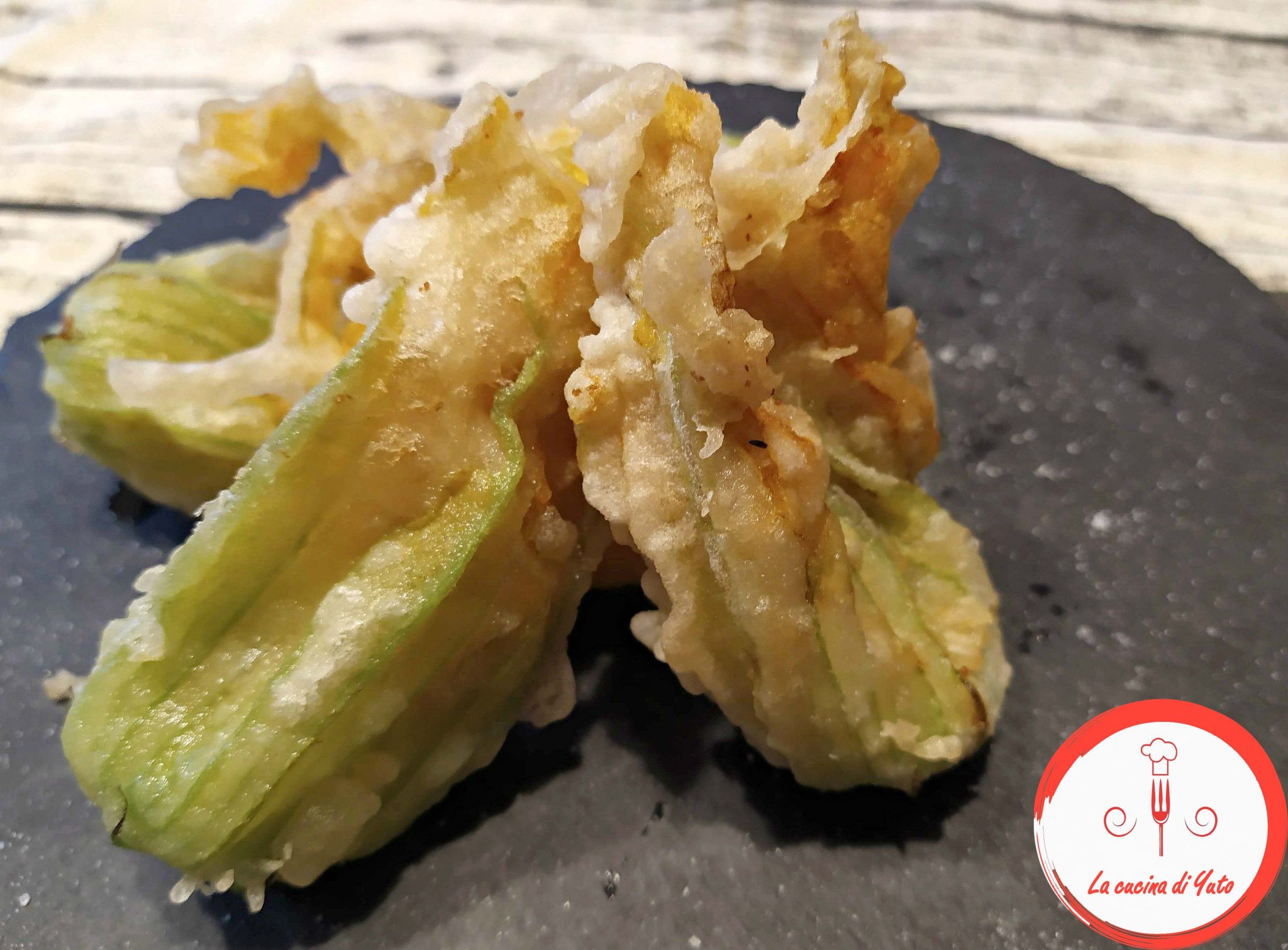 fiori di zucca fritti senza pastella