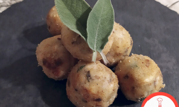 Polpette di funghi e philadelphia