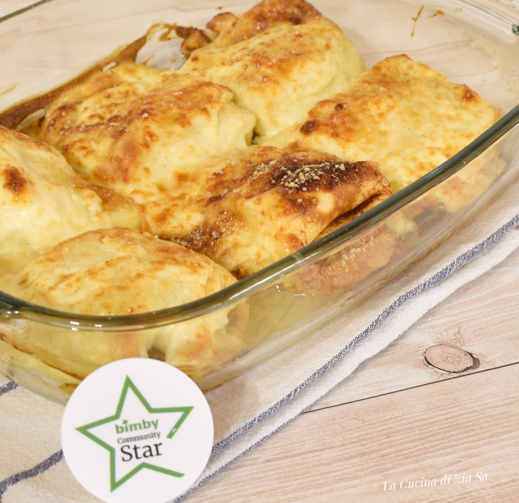 Crespelle mozzarella e prosciutto Casa e Cucina di Zia Sa