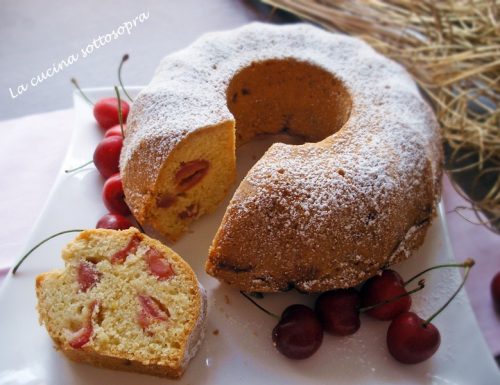 Ciambella 5 minuti alle ciliegie