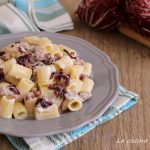 pasta cremosa radicchio e salsiccia senza panna