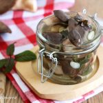 funghi sott'olio aglio e menta ricetta pugliese