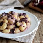 Gnocchi radicchio e crema di taleggio