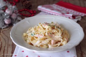 tagliatelle al salmone