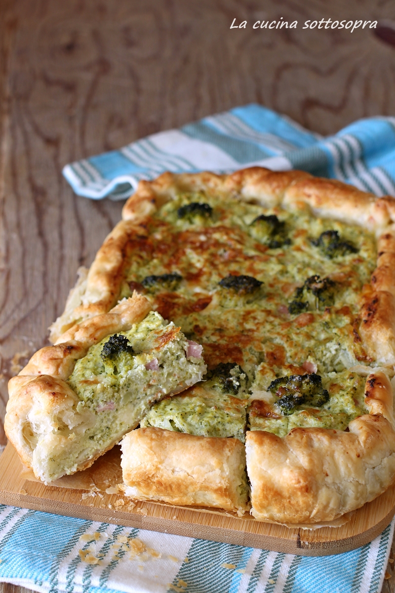 Torta salata con broccoli e ricotta facilissima La cucina sottosopra