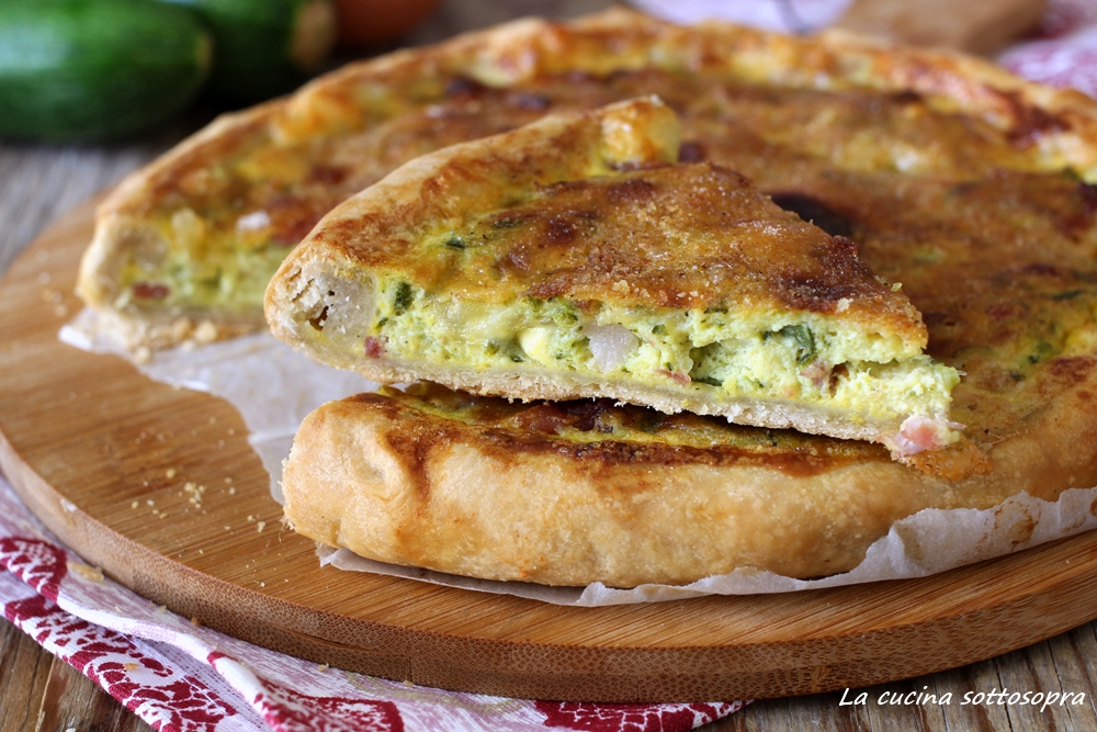 torta salata con zucchine la cucina sottosopra