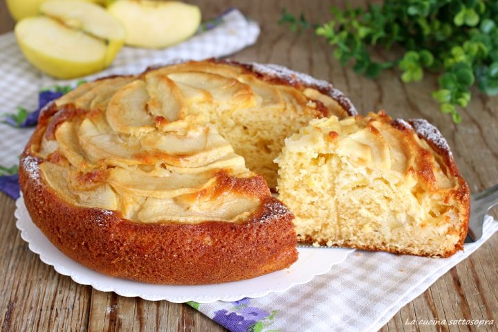 torta di mele e ricotta