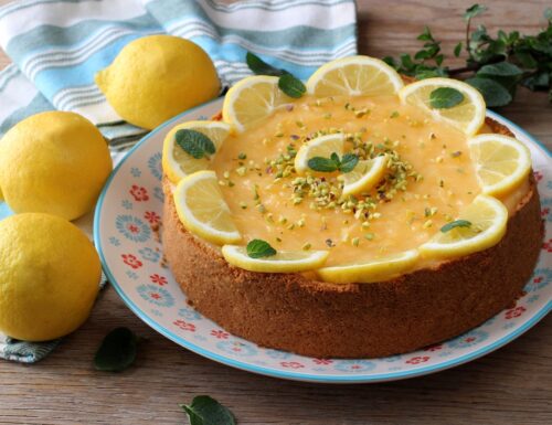 Cheesecake cotta al limone