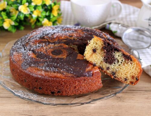 Torta marmorizzata senza burro