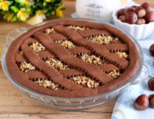 Crostata al cioccolato e nocciole