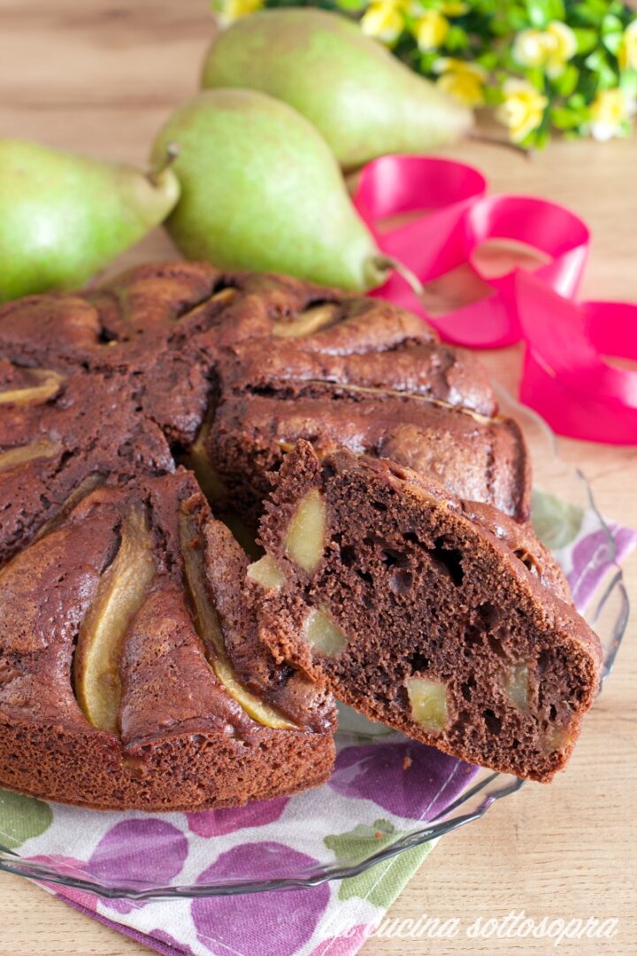 torta pere e cioccolato