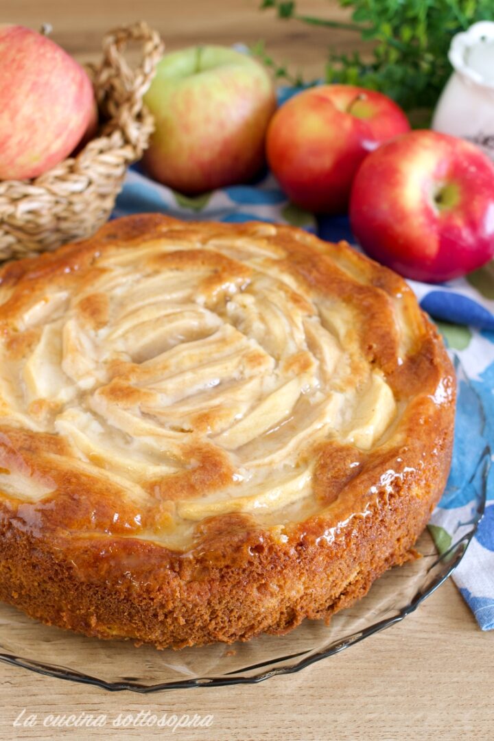 torta di mele senza sbattitore veloce