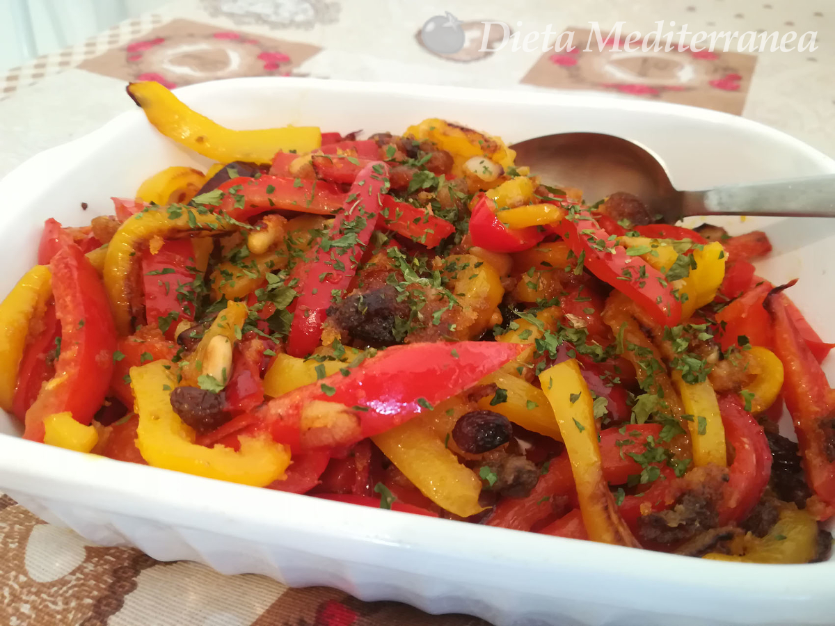 Peperoni con la mollica (pangrattato) e Parmigiano by Dieta Mediterranea