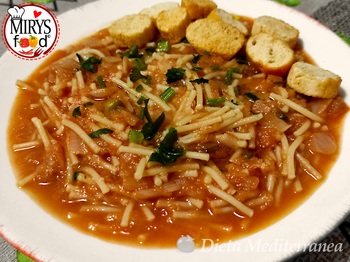 ZUPPA di Cipolle, Pomodoro e Piselli » MIRYS food - Dieta Mediterranea e  non solo