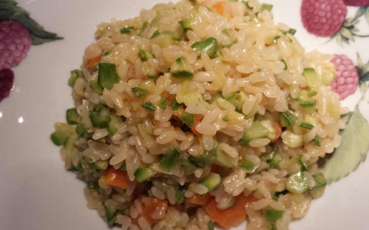 Le ricette della Lady: risotto con zucchine e carote