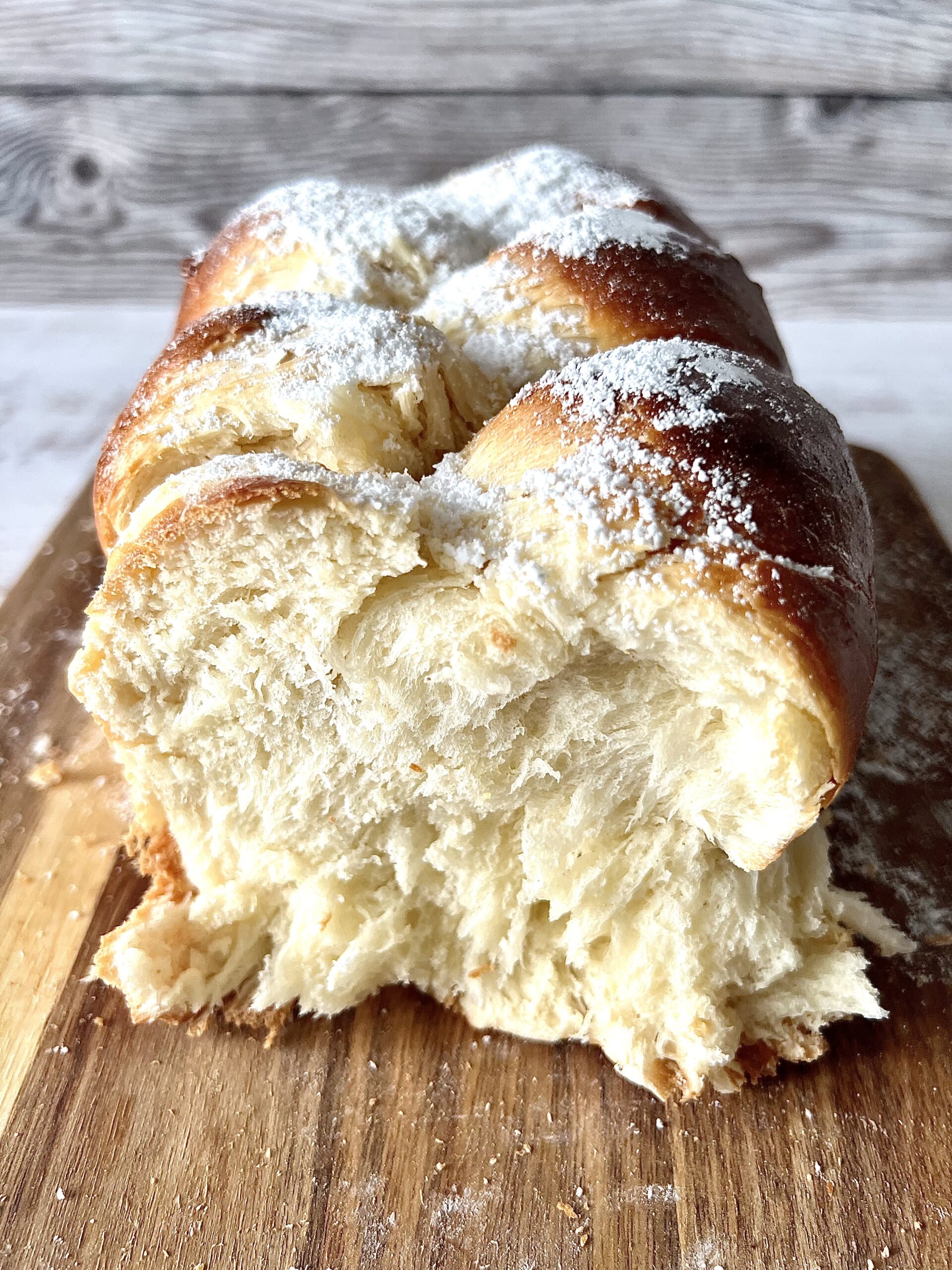 treccia di brioche sofficissima