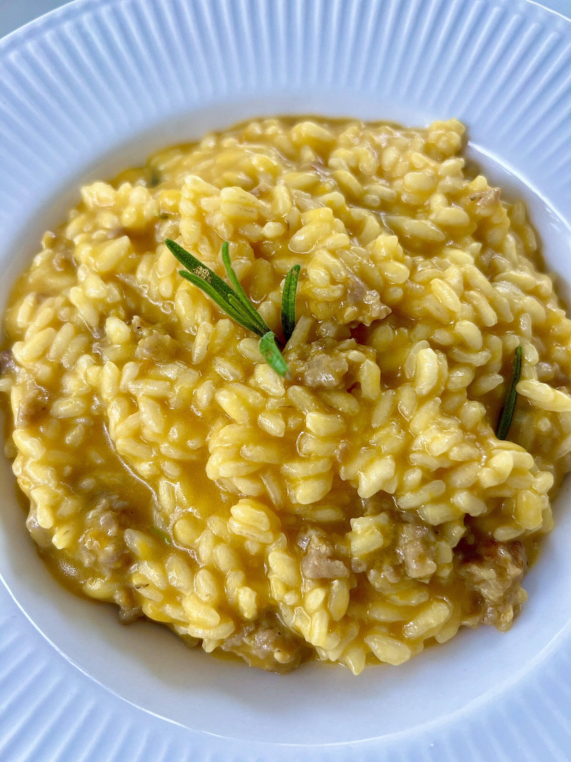 Risotto zucca e salsiccia - Blog di Francesca la fata zuccherata