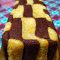 Tronchetto bicolore con torrone alle noci cocco e cioccolato