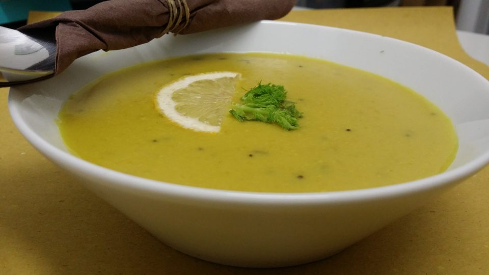 zuppa di piselli all'indiana