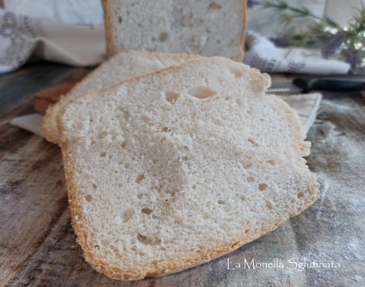 Pane senza glutine con macchina del pane ⋆ La Monella Sglutinata