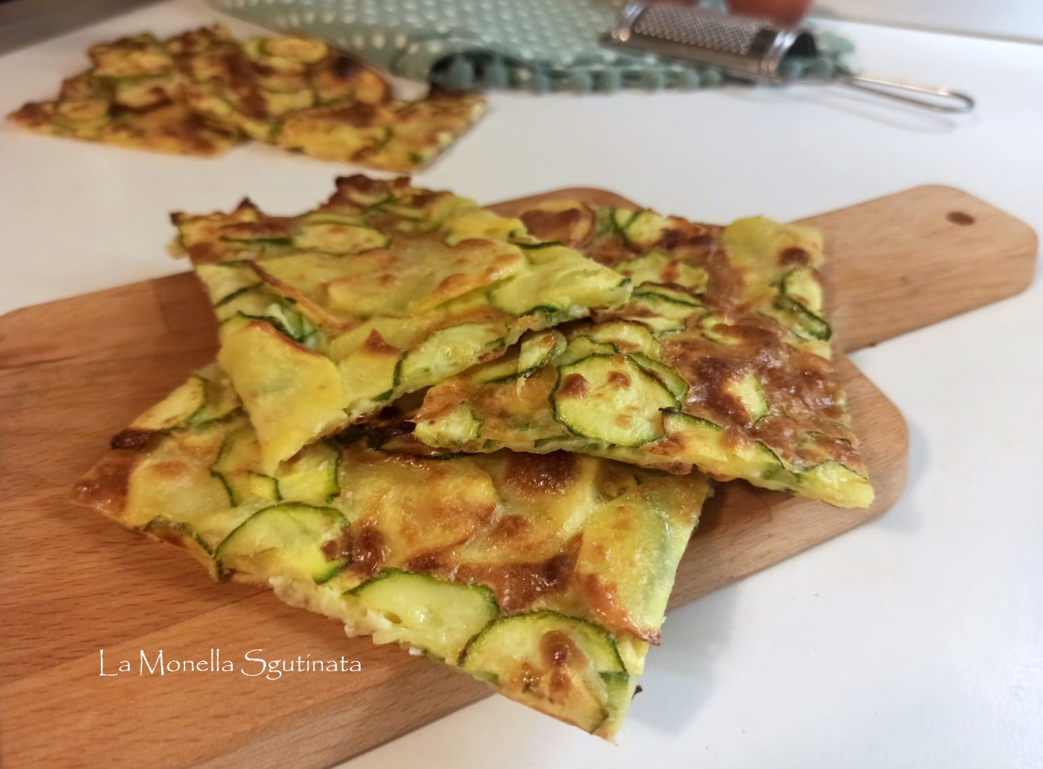 Schiacciata di patate e zucchine ⋆ La Monella Sglutinata