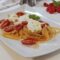 Linguine con datterini e stracciatella senza glutine