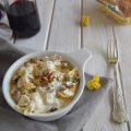 Nodini gratinati gorgonzola noci e salsiccia-ricetta veloce senza besciamella