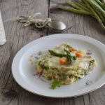 Lasagne con asparagi e verdure