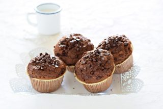 Muffins al cioccolato-senza lattosio