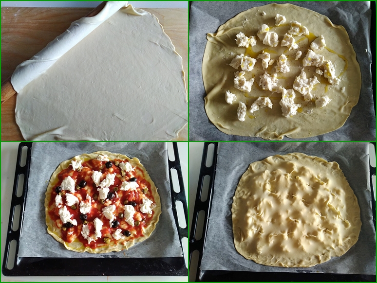 Pizzata di Recco-ricetta tipica senza lievito